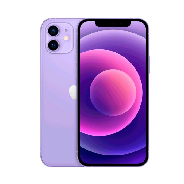 Apple iphone 12 purple 5g/ reacondicionado / a14 bionic/4gb/128gb/6.1" oled super retina xdr / dual sim